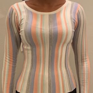 Forever 21 long sleeve fitted pullover top
